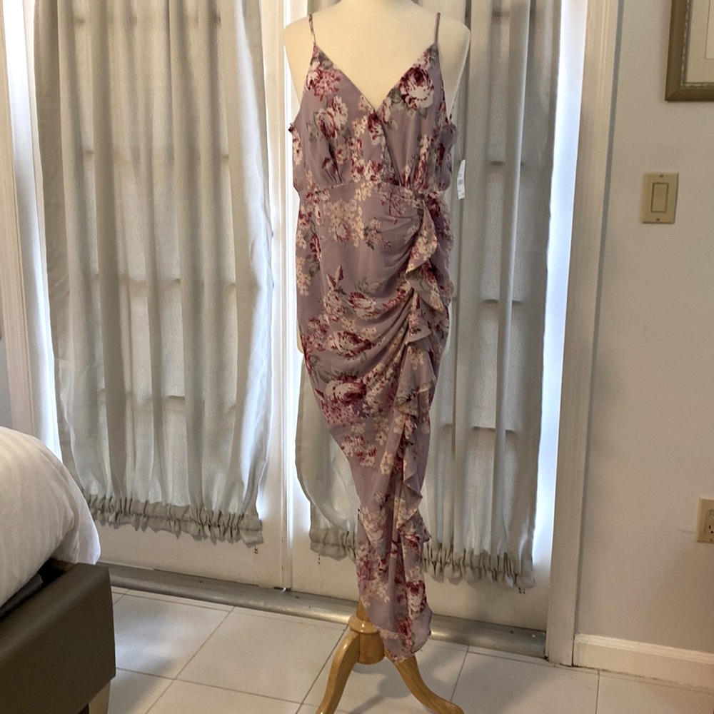 Dress by ASTR Floral Lilac New with Tags